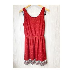 Divided Red Dress size 8